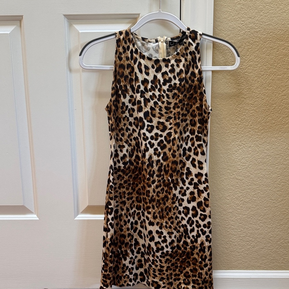 For Love And Lemons Leopard Print Mini Dress